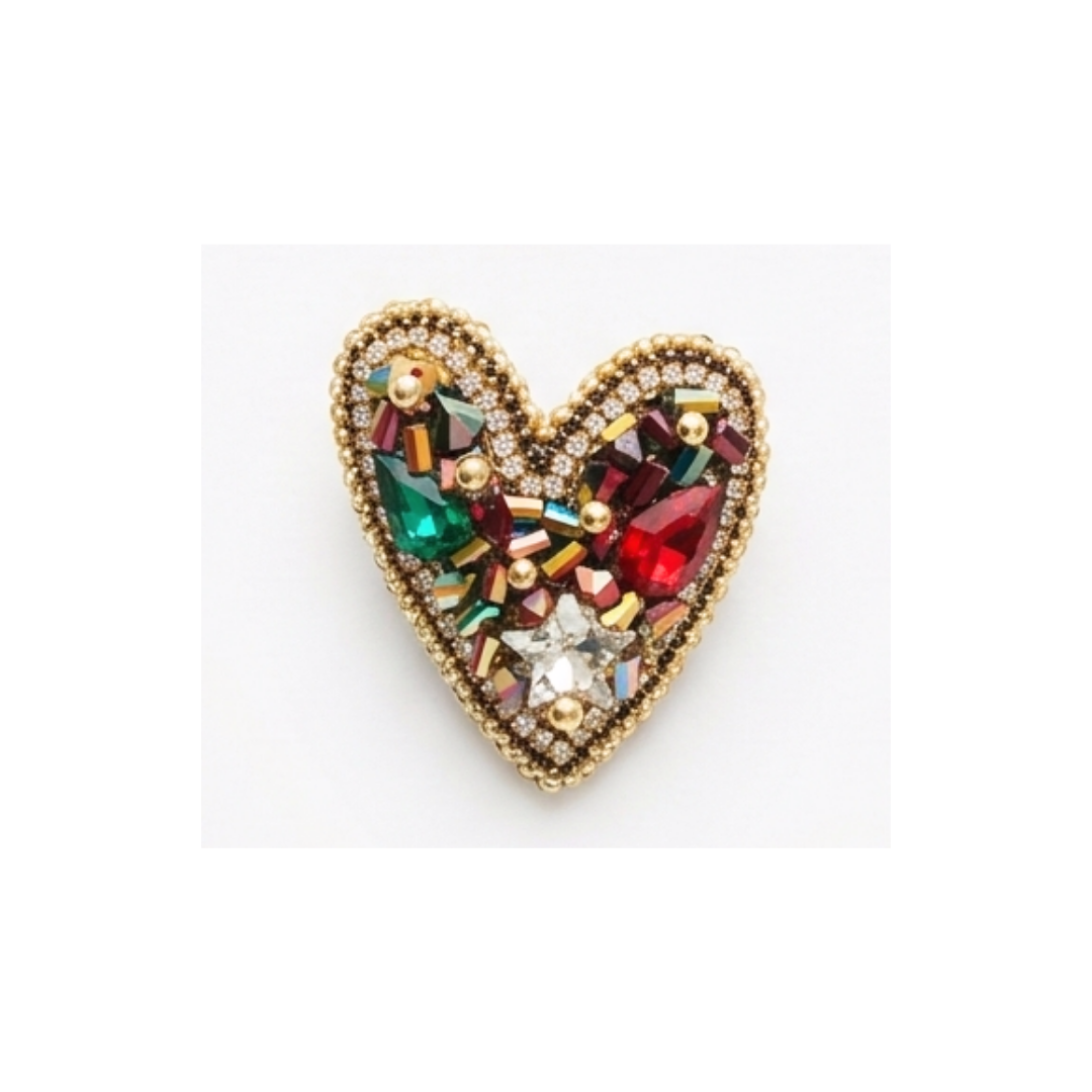 BROCHE C6 #187 HEART
