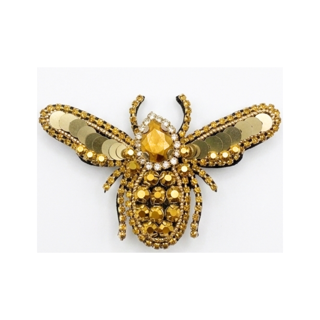 BROCHE C6 #189 GOLD BEE