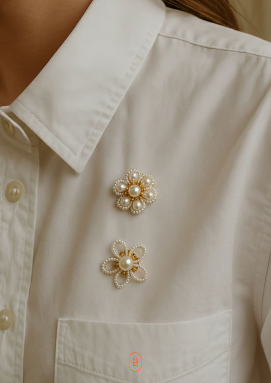 CLIPS BOUTON CLIPS BOUTON SET DE 2 C4 #107