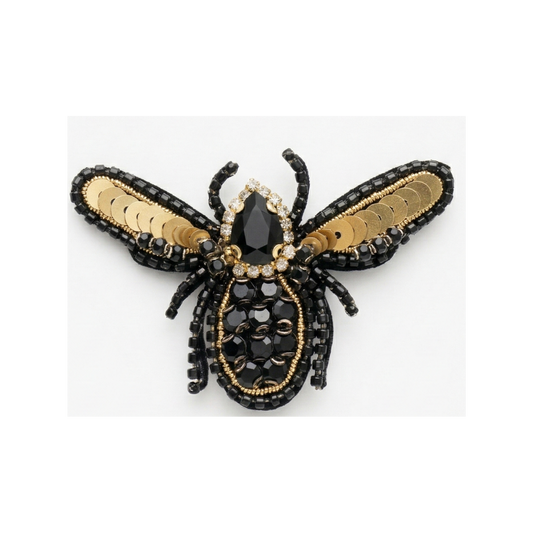 BROCHE C6 #189 BLACK BEE