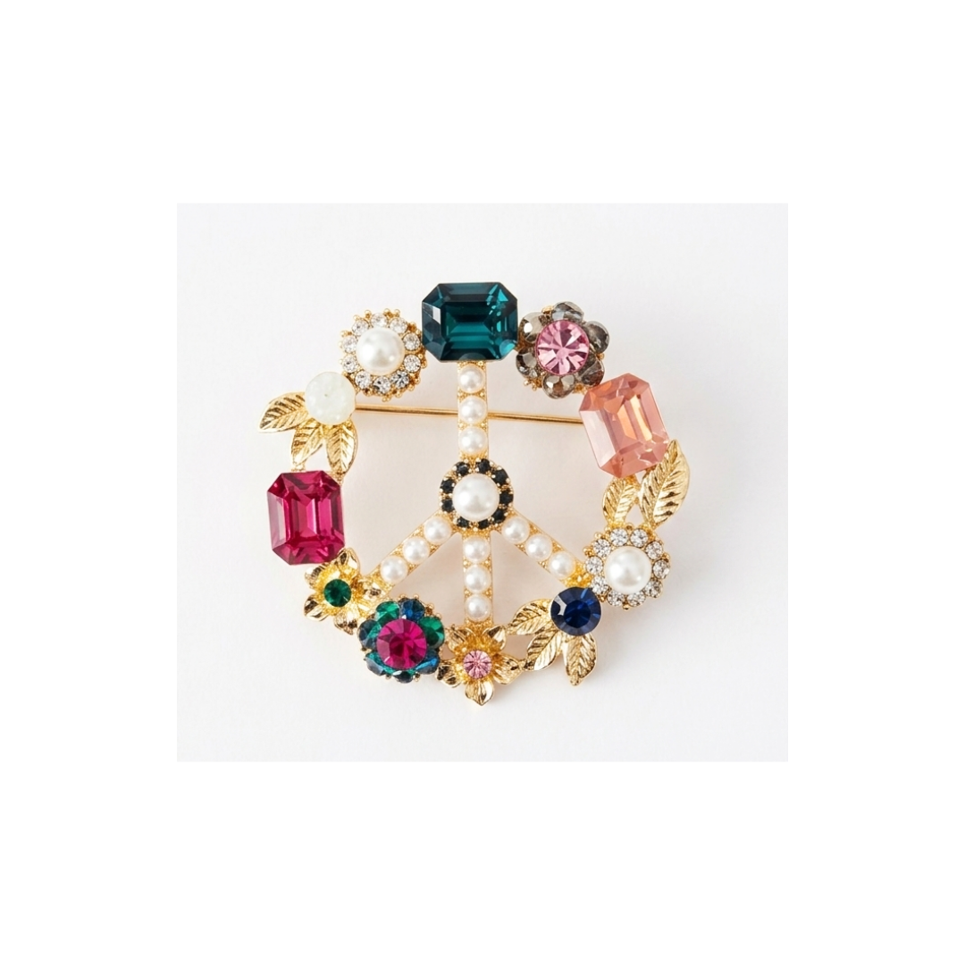 BROCHE C6 #191 PEACE