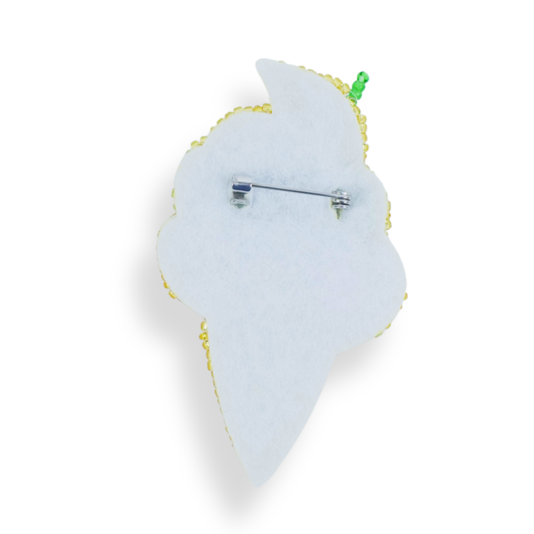 BROCHE C5 #143 CREAM