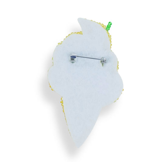 BROCHE C5 #143 CREAM