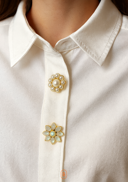 CLIPS BOUTON CLIPS BOUTON SET DE 2 C4 #104